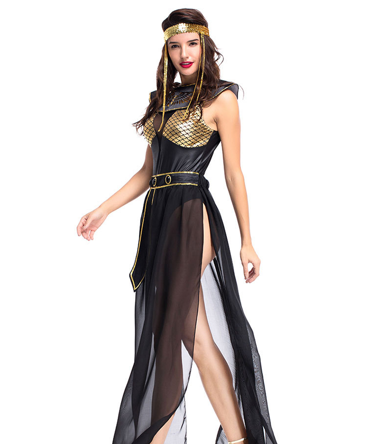 Wholesale adult sexy carnival halloween costume women new egypt queen costume