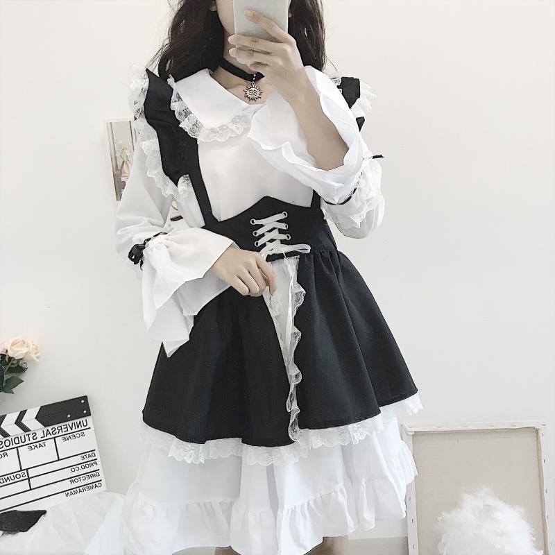 Lolita Maid Princess Dresses Anime Costumes Plus Size Cosplay Party Costumes Cos Dress For Adult Girls