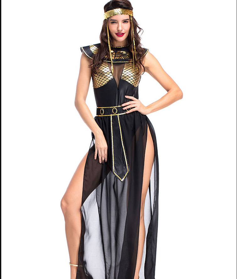 Wholesale adult sexy carnival halloween costume women new egypt queen costume