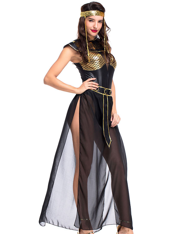 Wholesale adult sexy carnival halloween costume women new egypt queen costume