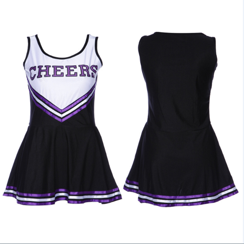 OEM Custom Wholesale High School Girls Summer Sports Cheer Uniform Set