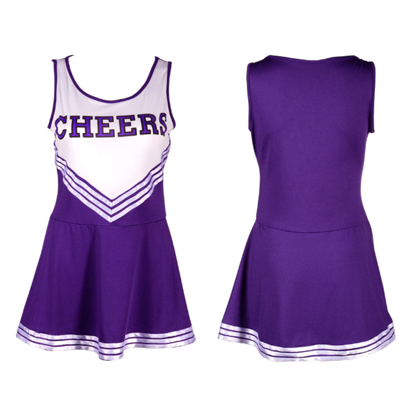 OEM Custom Wholesale High School Girls Summer Sports Cheer Uniform Set