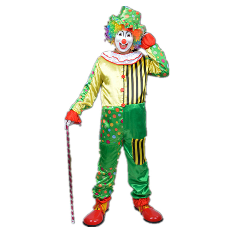 Adult Fashion Clown Character Carnival Costume Cosplay Halloween Carnival Costume For Unisex