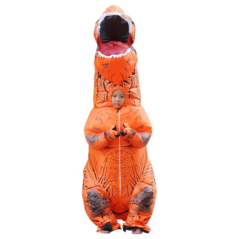 kids halloween costume big dinosaur cosplay costume blow up suit fancy dress funny inflatable dinosaur costume