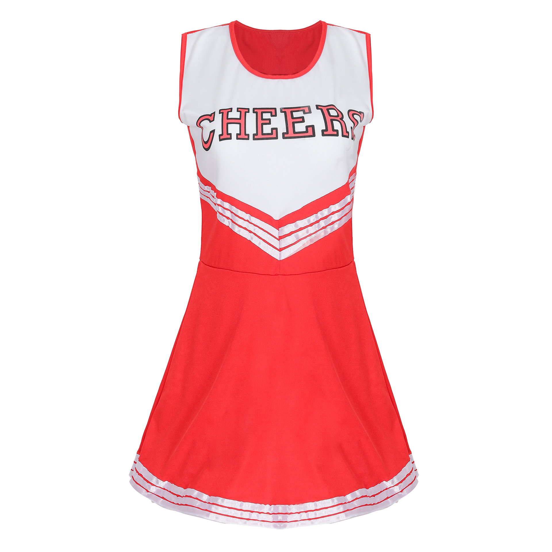 OEM Custom Wholesale High School Girls Summer Sports Cheer Uniform Set