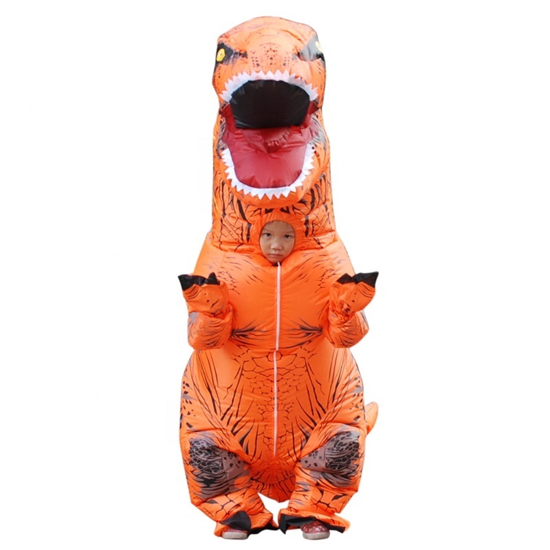 kids halloween costume big dinosaur cosplay costume blow up suit fancy dress funny inflatable dinosaur costume