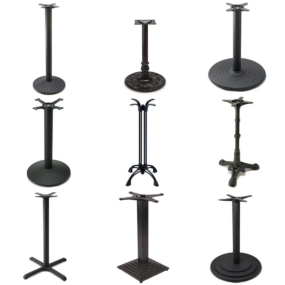 Round Furniture Queen Anne Table Legs Decor Rectangle Petal Powder Pub Height Coated Plumbing Pipe Design Pin Table Legs