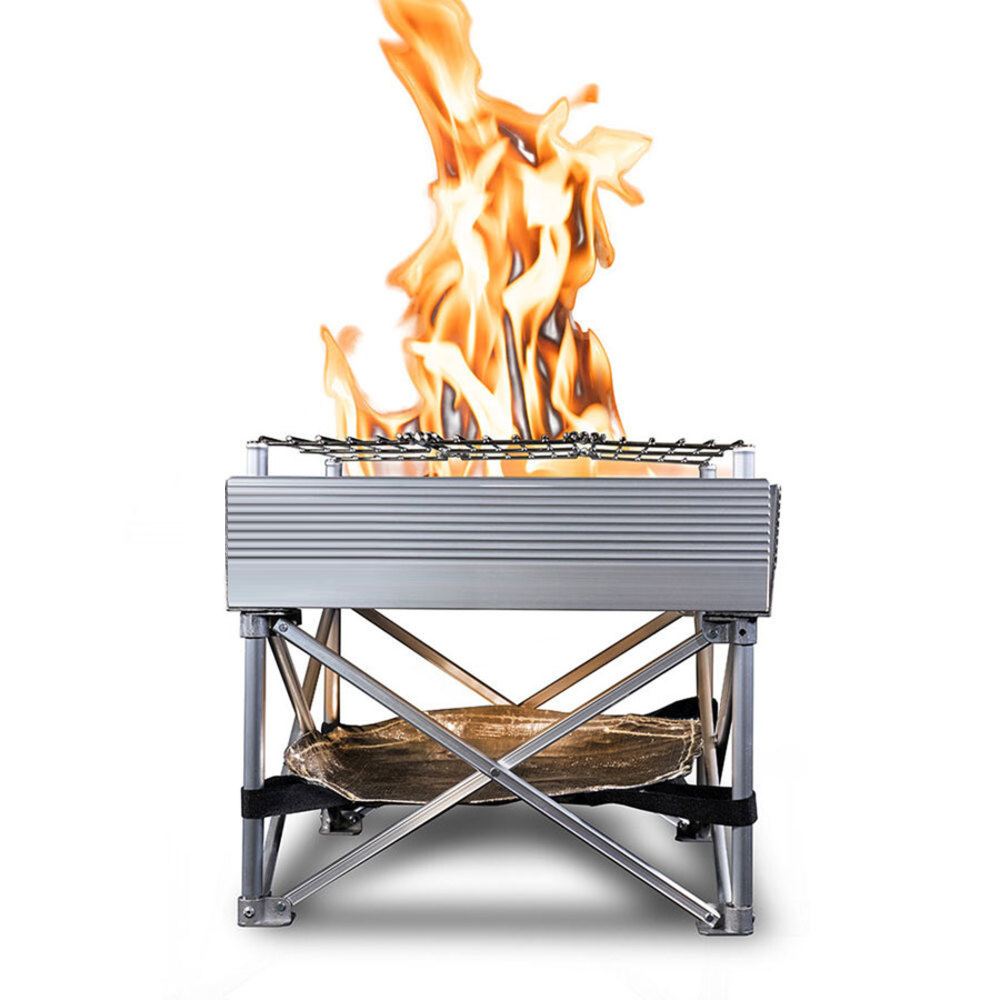 Easy Assemble Better Fire And Less Smoke Burning Furnace Flat Pack Propane Portable Table Gas Corten Steel Fire Pit