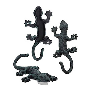 Decorative Metal Customized Rabbit Dog Wall Key Shelf Clothes Octopus Gecko Coat Hook