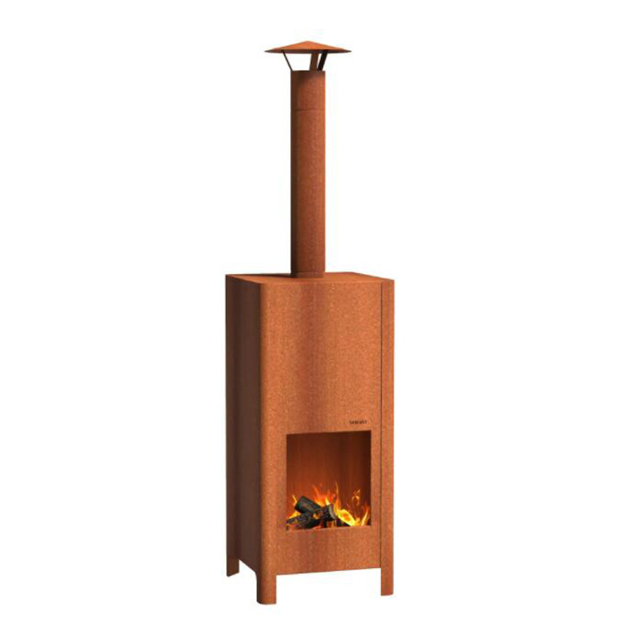 Chimney Beer Bottle Shaped Camp Portable New Design Outdoor Garden Wood Burning Heater Fire Pit