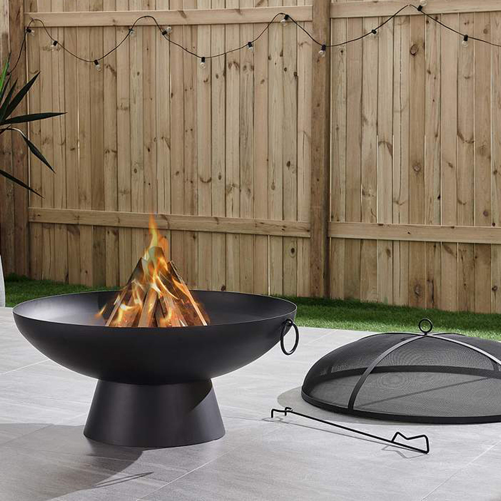 Customized Vuurkorven ISO9001 Certificate Outdoor Natural Rust Fire And Water Bowl