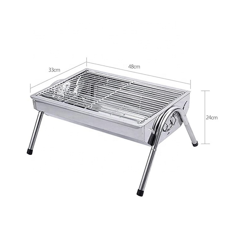 Outdoor Portable Carbon Barbecue Stove for Picnic Garden Party Camping Foldable Charcoal Bbq Grill Steel Cooker Fire Pit Grill