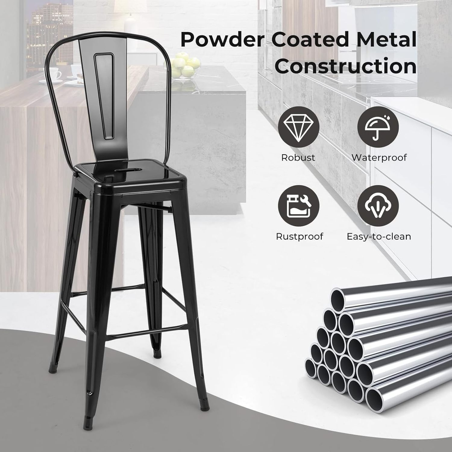 Wholesale Luxury Metal Steel Coloured Upholstered Cnc Metal Frame Dining Chair