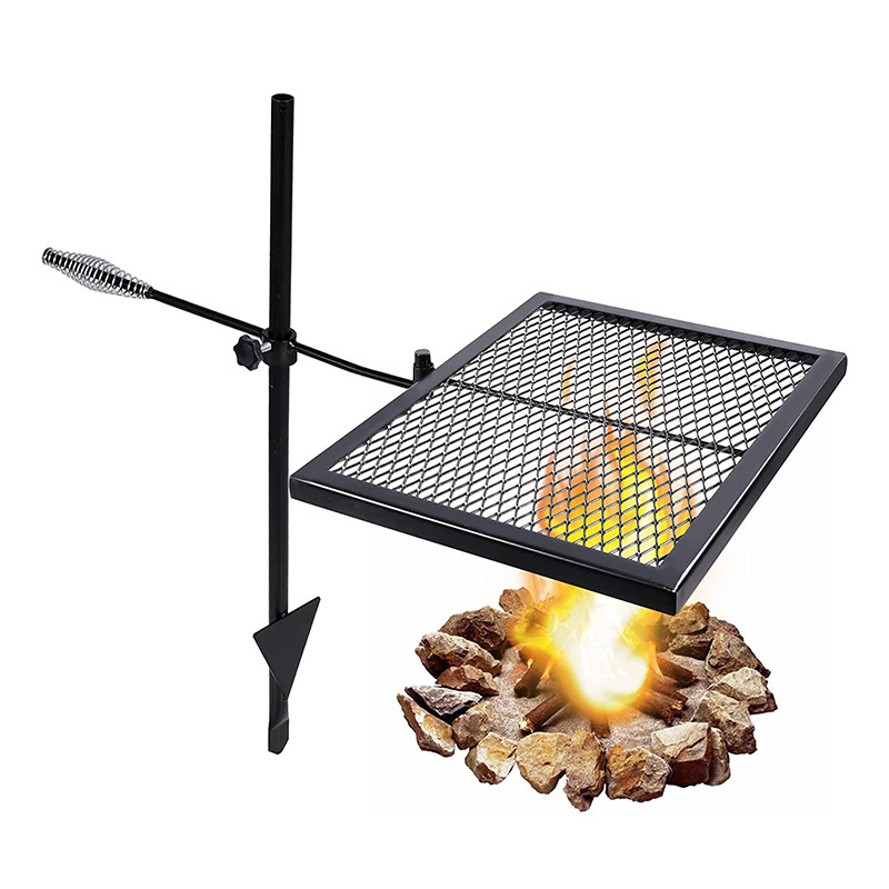 Grill Replacement Easy to Install Portable BBQ Over Open Fire Pit Simple Campfire Grill Grate