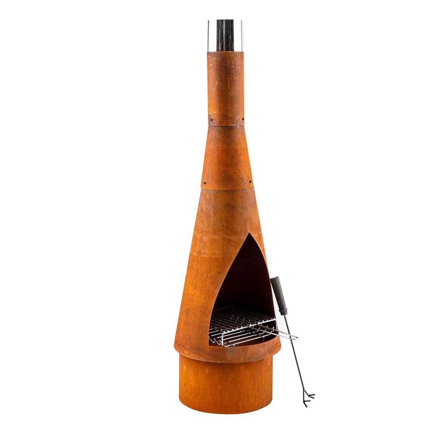 Chimney Beer Bottle Shaped Camp Portable New Design Outdoor Garden Wood Burning Heater Fire Pit