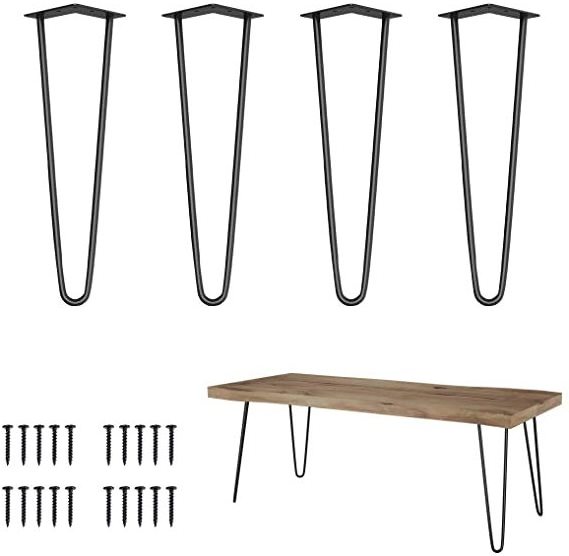 Dining Table Hairpin Legs 4