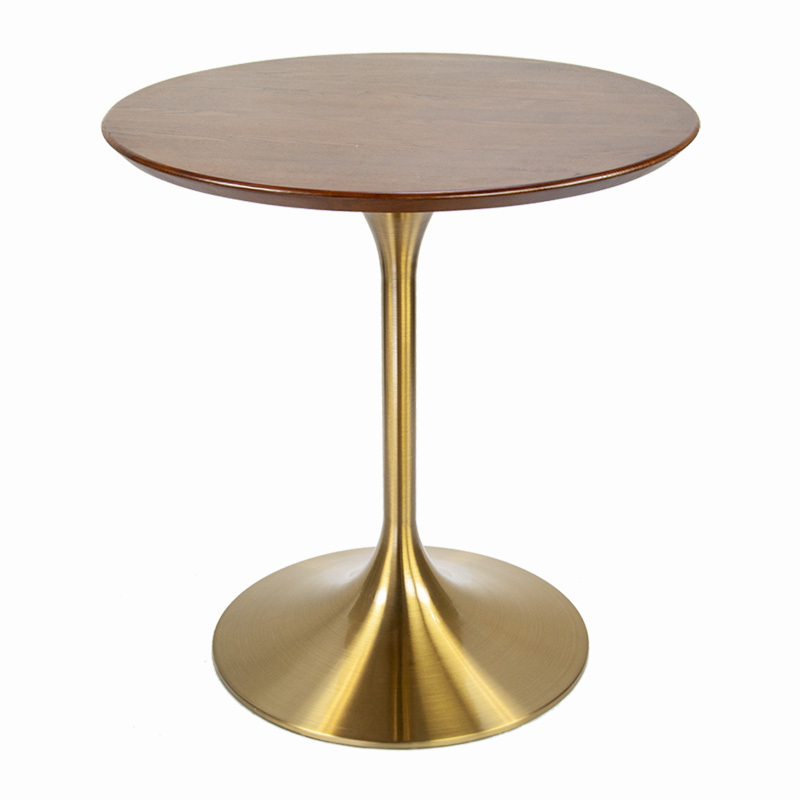 Durable Modern Easy Installation Cheap Black Gold Brass Chrome Metal Saarinen Tulip Dining Table Base for Granite Tops