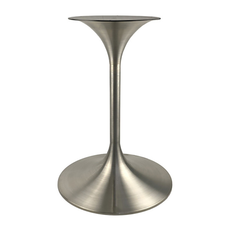 Durable Modern Easy Installation Cheap Black Gold Brass Chrome Metal Saarinen Tulip Dining Table Base for Granite Tops