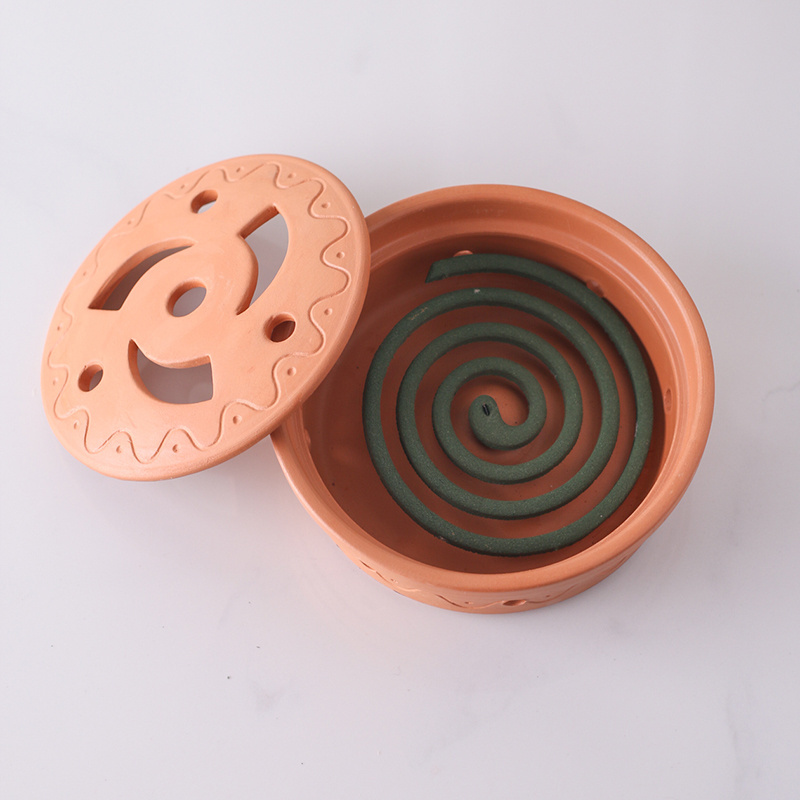 Clay Terracotta Mosquito Coil Stand