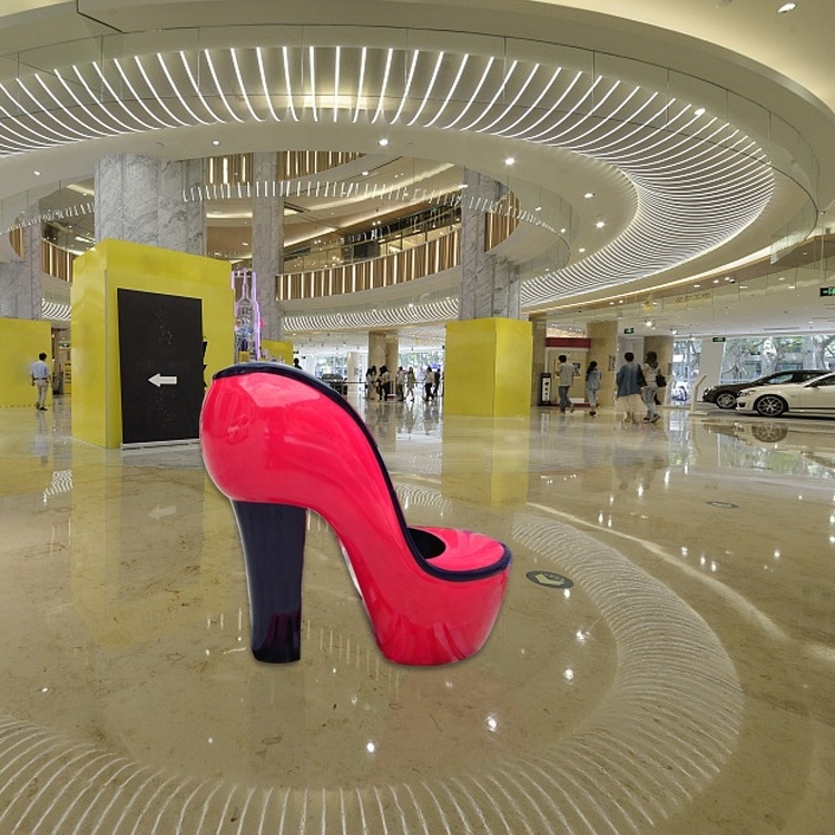 Shopping Mall Lounge Colorful High-Heel Shoe Shape Chair Modern Design Leisure Masters Chair