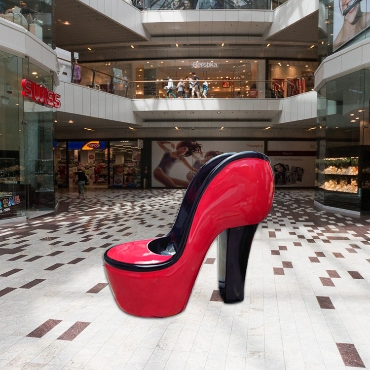 Shopping Mall Lounge Colorful High-Heel Shoe Shape Chair Modern Design Leisure Masters Chair