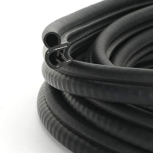 10Ft Car Door Seal Strip with Top Bulb PVC Plastic Trim with EPDM Rubber Seal Car Door Seal Strip Trim Rubber