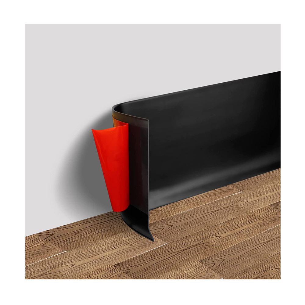 Flexible Vinyl Wall Base Peel-Stick Baseboard molding