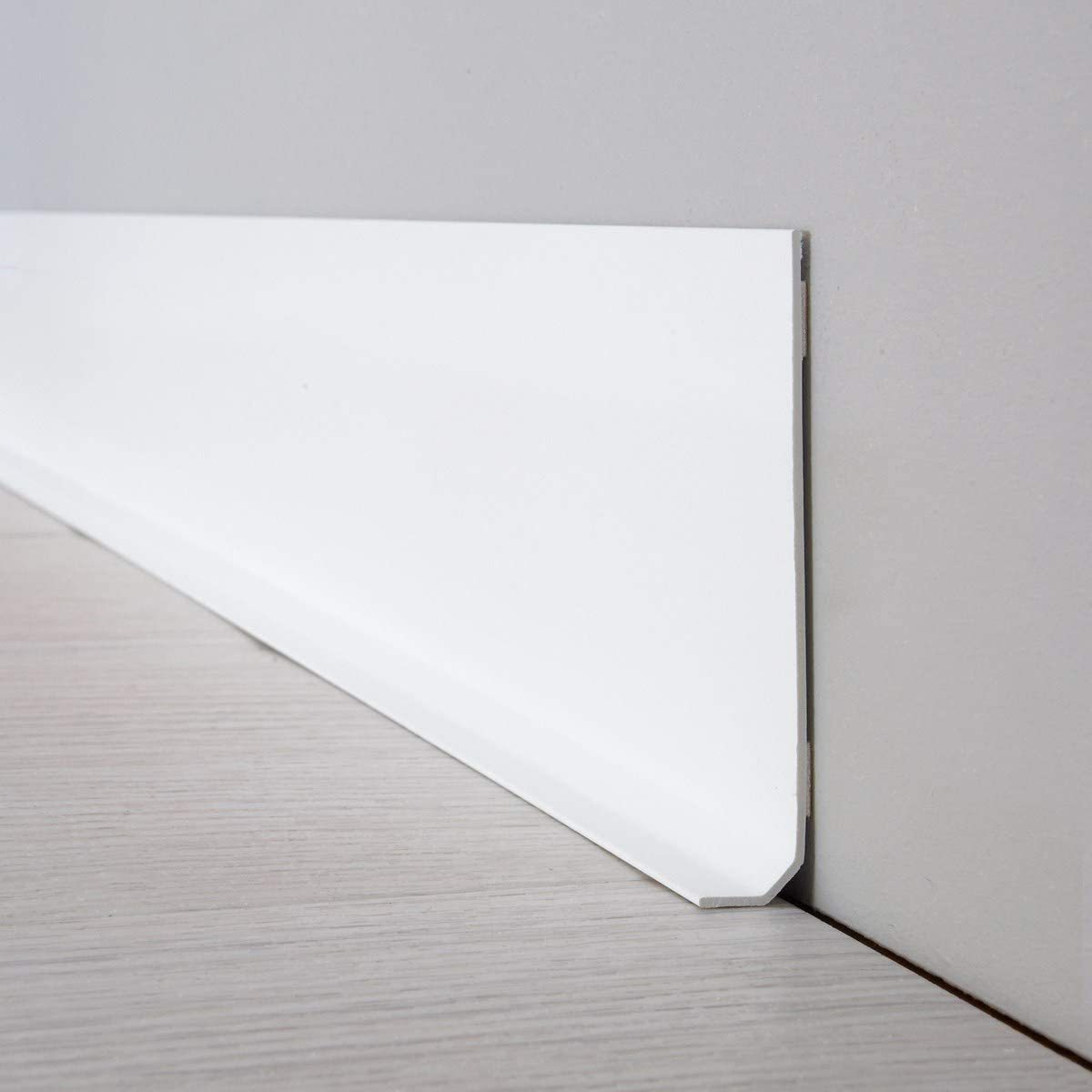 Flexible Vinyl Wall Base Peel-Stick Baseboard molding