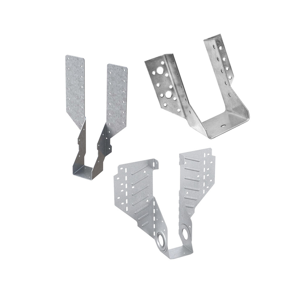 Custom Galvanized Face-Mount Bracket Timber Connector Building Construction Aluminum Stainless Steel Metal Joist Hanger