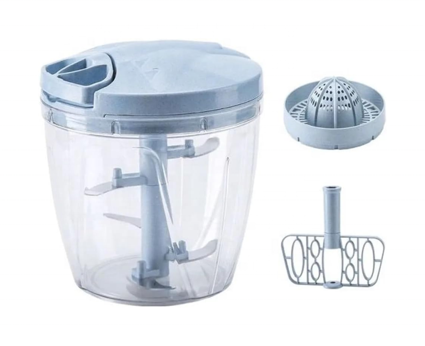 Manual Vegetable Chopper Easy Hand Pull String Mincer Cutter BPA Free Food Safe Material