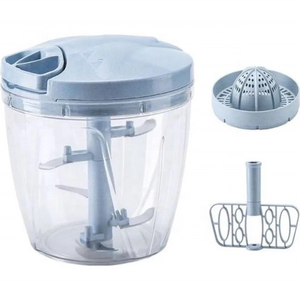 Manual Vegetable Chopper Easy Hand Pull String Mincer Cutter BPA Free Food Safe Material