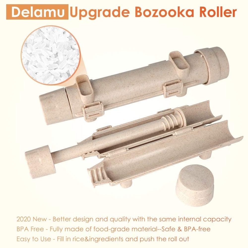 21 in 1 Sushi Bazooka Roller Kit Professional Upgrade Super Durable Space Mold Food Grade Plastic Sushi Kit