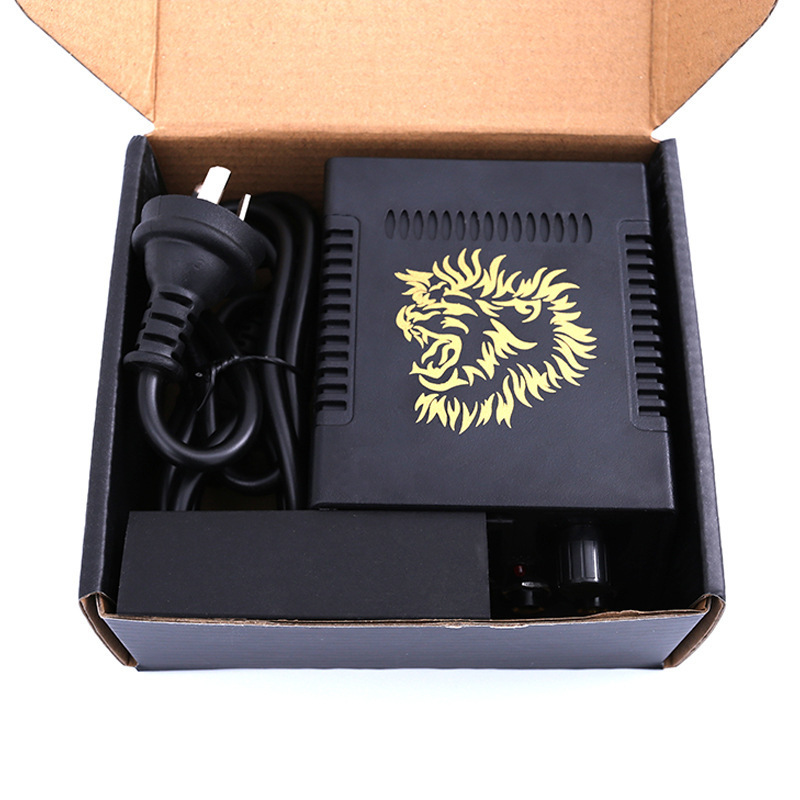 2021 New Lion picture tattoo DC power supply 2A plastic tattoo rotary  machine power