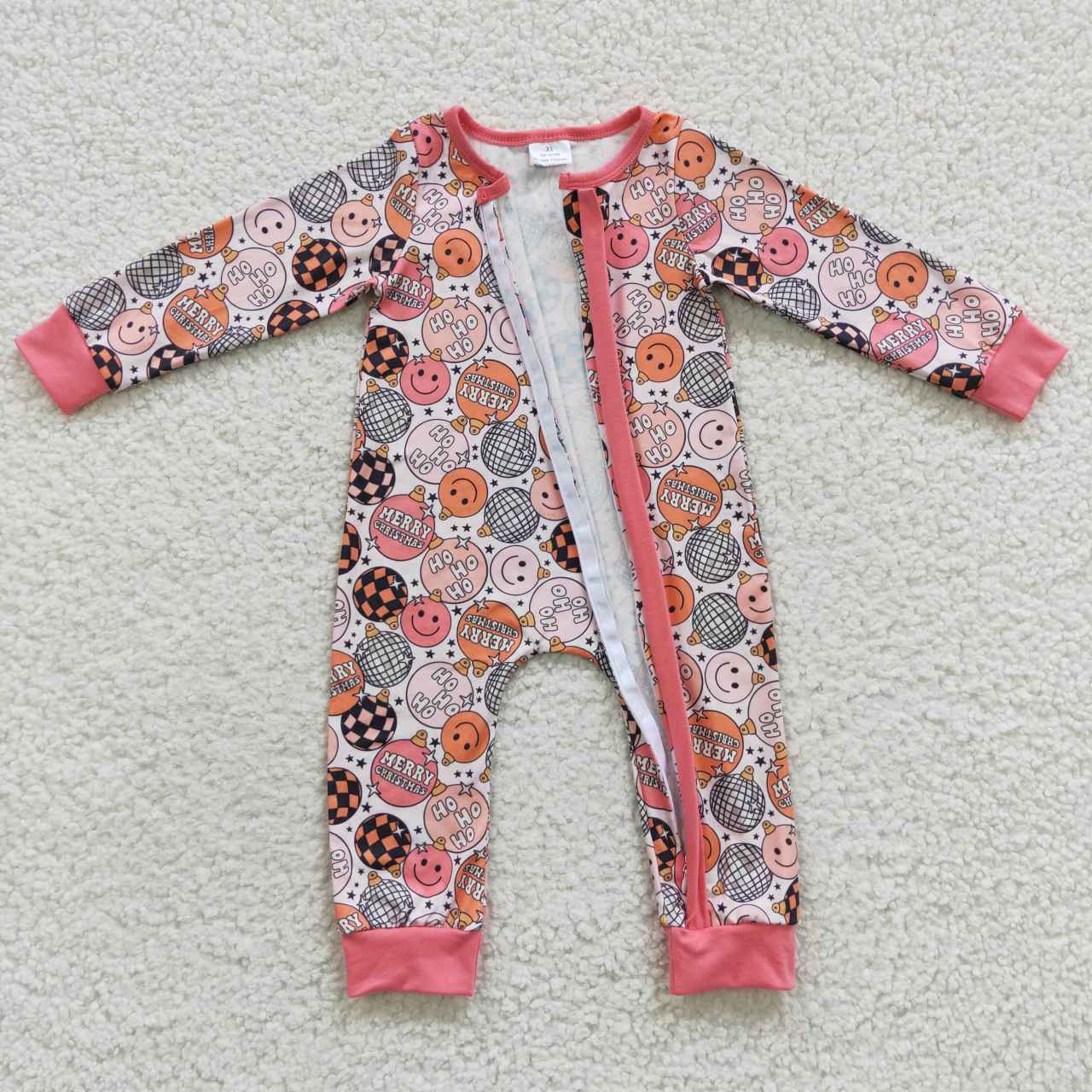 Newborn Baby Girl Rompers Cartoon Christmas Infant Boy Jumpsuit Cotton Newborn Body Suit Baby Pajama Kids Cartoon Jumpsuits