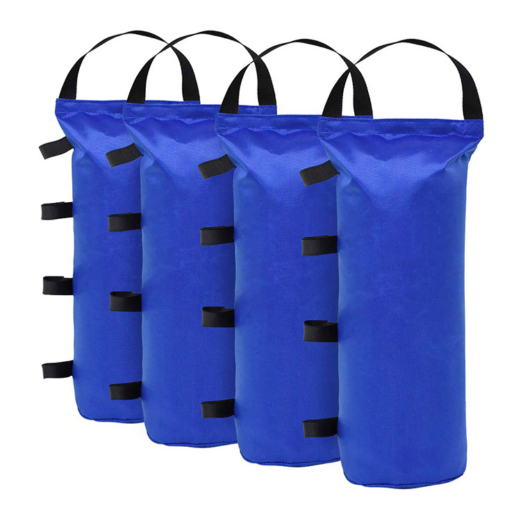 Extra Large Pop up Tent Outdoor Instant Weights Sand Bags Without Sand 4-Pack Blue Canopy Weight Bag