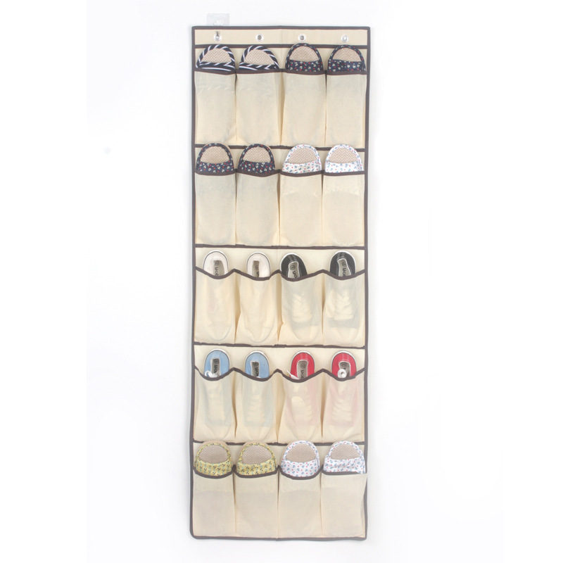 20 Large Pockets Over The Door Shoe Organizer for Closet Shoes Hanger Organizers Storage Holder Hanging Shoe Organizer