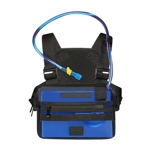 Waterproof Transparent Front Chest Pack Running Vest Bag Clear Chest Rig Bag with Hydration