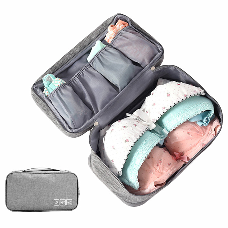 Foldable Luggage Travel Organizers Toiletry Packing Cube Bra Underwear Storage Bag