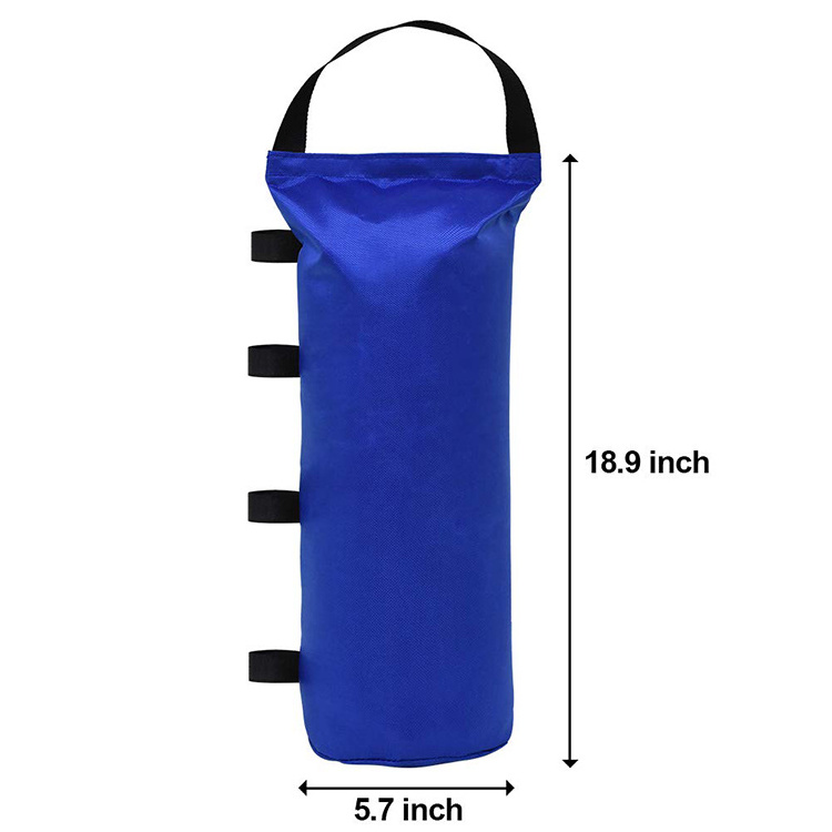 Extra Large Pop up Tent Outdoor Instant Weights Sand Bags Without Sand 4-Pack Blue Canopy Weight Bag