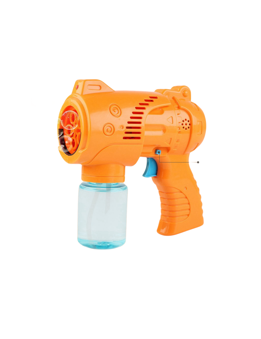 Allogogo Electric Soap Bubble Gun Machine 5 Holes Plastic Bubble Gun for Kids Outdoor Toy