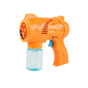 Allogogo Electric Soap Bubble Gun Machine 5 Holes Plastic Bubble Gun for Kids Outdoor Toy