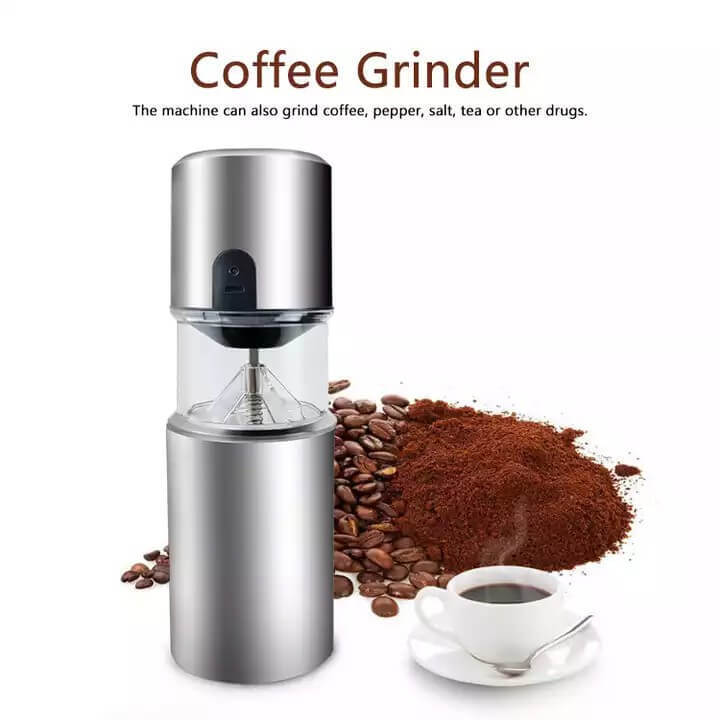 Portable Espresso Maker Easy Ues Portable Stainless Steel USB Electric Coffee Grinder