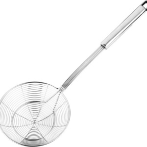 Kitchen Cooking Frying Solid Stainless Steel Spider Strainer Skimmer Ladle