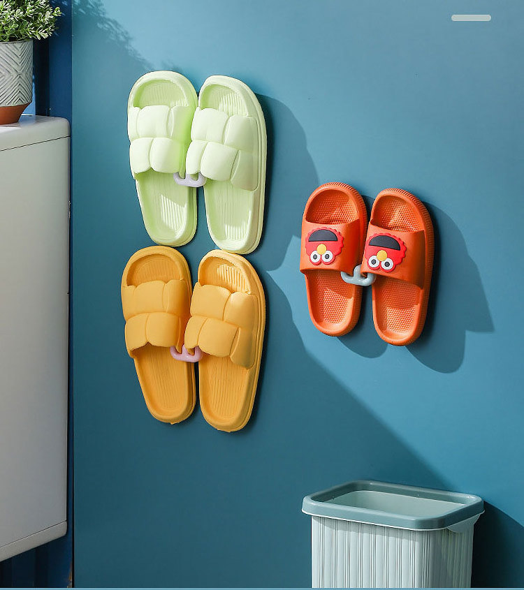 Simple Slippers Hook Wall Hanging Bathroom Toilet Shoe Rack