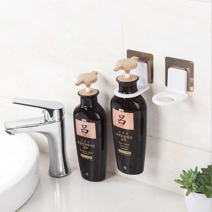 Punch-free magic stickers Shower gel hanger Bathroom wall shelf creative strong seamless hook