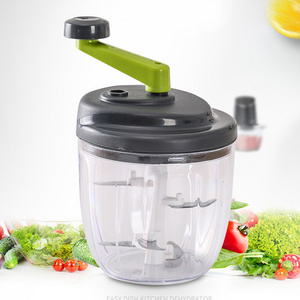 Multifunction Mini Manual Garlic Chopper Stainless Steel Blade Vegetable Chopper Blender