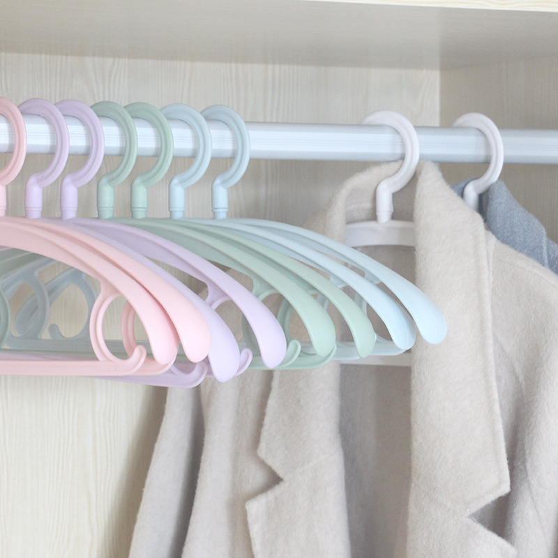 Thickened Non-Slip Wide Shoulders 360 Degree Rotatable Hanger Antiskid Household Clothes Rack