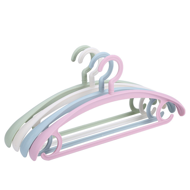 Thickened Non-Slip Wide Shoulders 360 Degree Rotatable Hanger Antiskid Household Clothes Rack