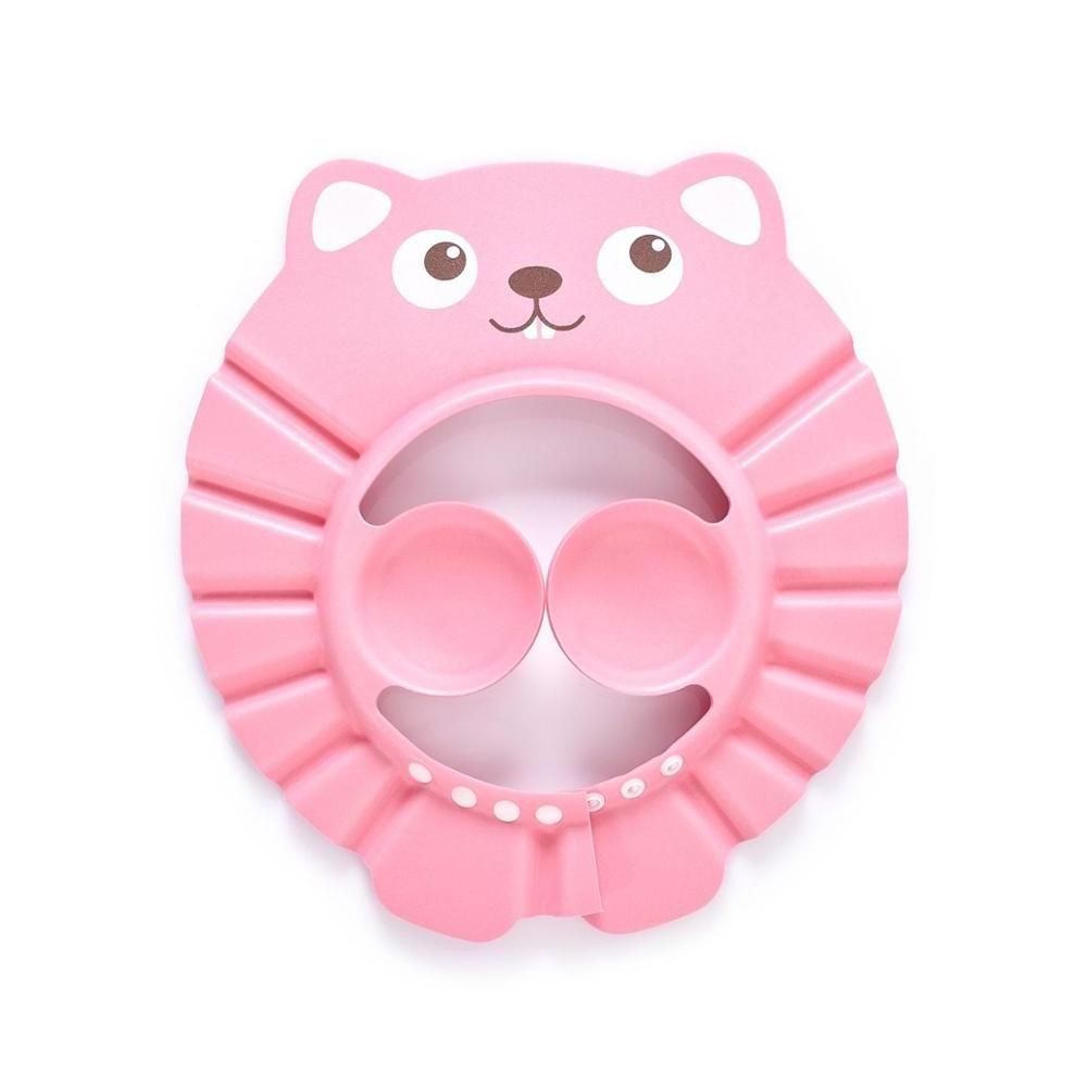 Explosive wholesale baby bathing cartoon eva ear shower cap