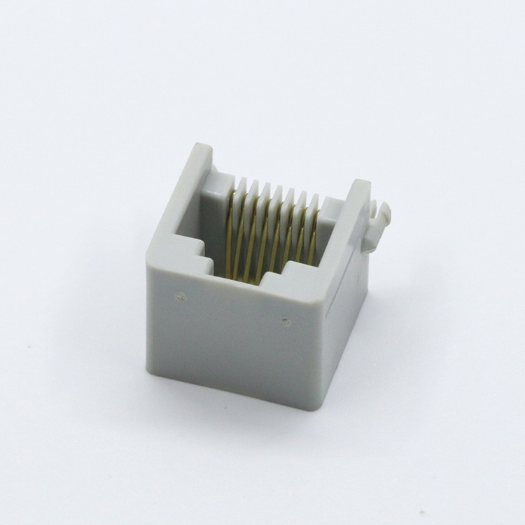 pcb jack rj45 male to female connector 8p8c modular connector